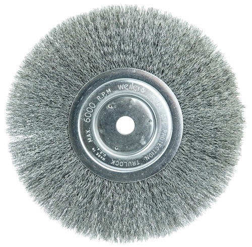 Picture of Weiler  8" Crimped Steel Wire Wheel Brush